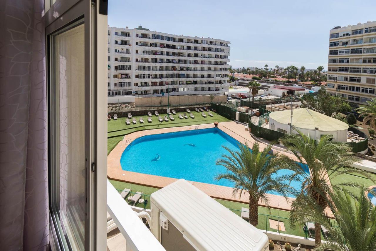 Isadora: Vista Piscina Huoneisto Playa del Inglés